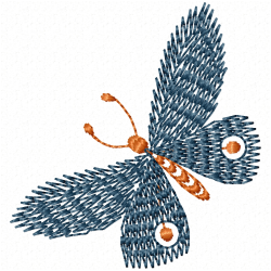 Butterfly Embroidery Design 7